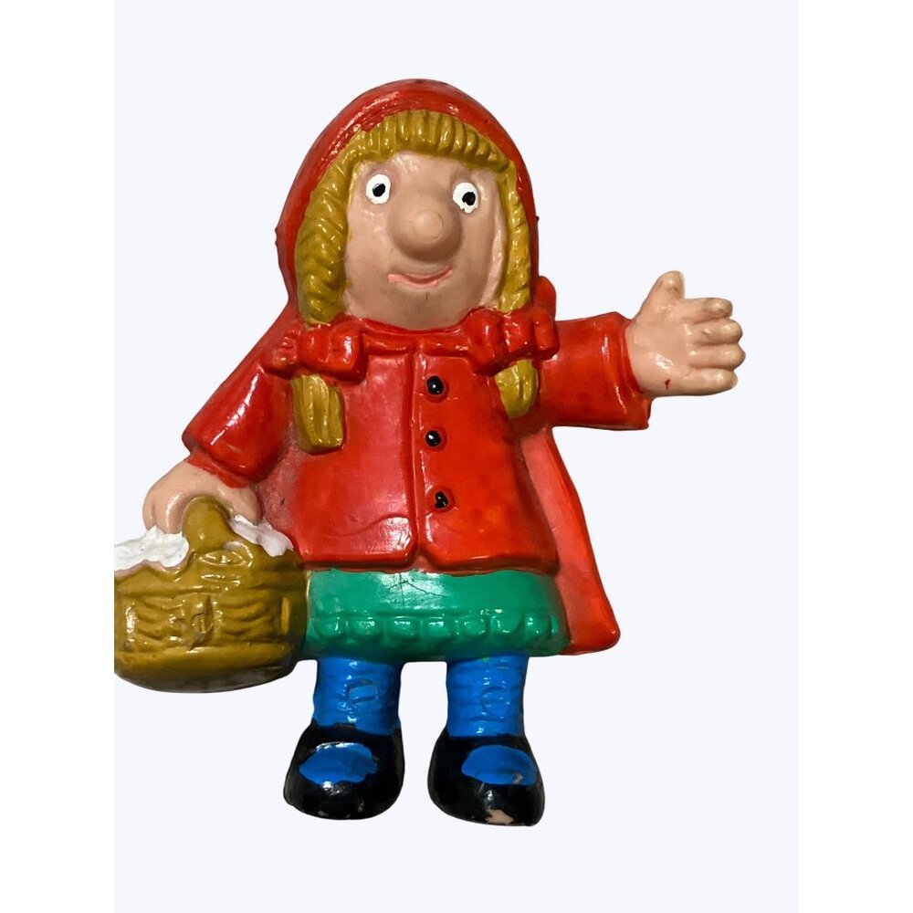 Soviet rubber toy of Little Red Riding Hood.